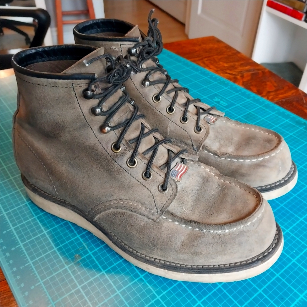 Waxed Slate Muleskinner Moc 8D